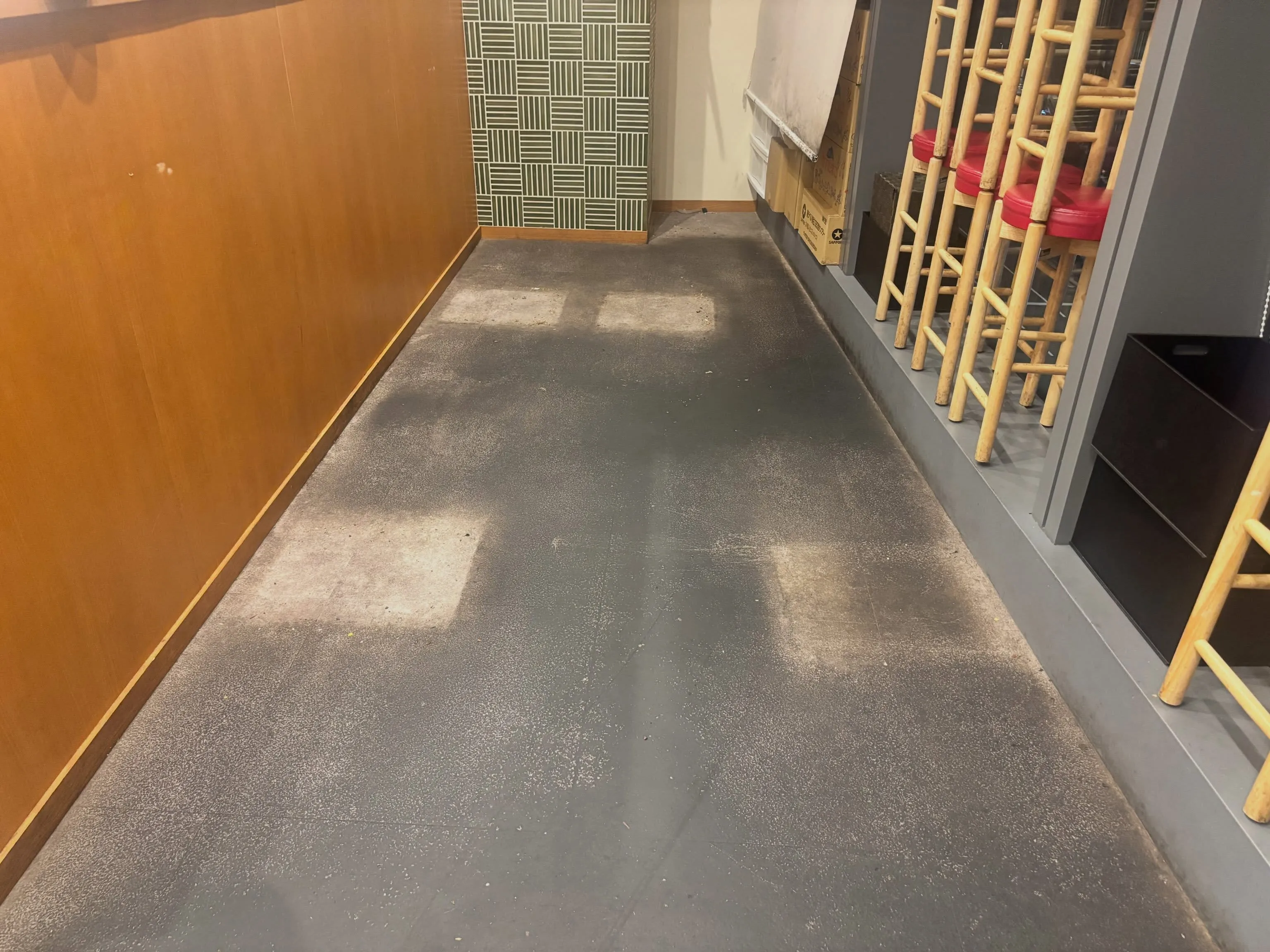 床がすっきり。