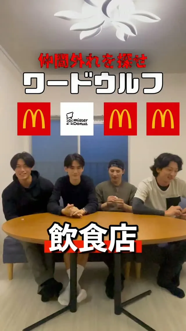 今回はワードウルフ😁⁡